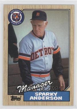 1987 Topps - [Base] #218 - Sparky Anderson