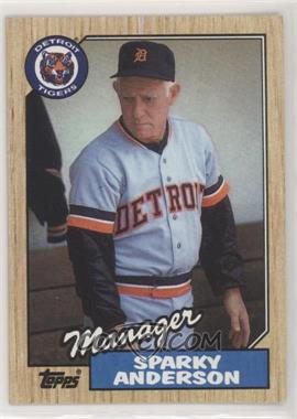 1987 Topps - [Base] #218 - Sparky Anderson