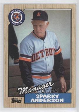 1987 Topps - [Base] #218 - Sparky Anderson