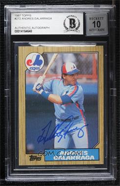 1987 Topps - [Base] #272 - Andres Galarraga [BAS BGS Authentic]