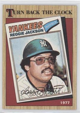 1987 Topps - [Base] #312 - Turn Back the Clock - Reggie Jackson