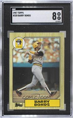 1987 Topps - [Base] #320 - Barry Bonds [SGC 8 NM/Mt]