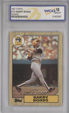 1987 Topps - [Base] #320 - Barry Bonds [Encased]