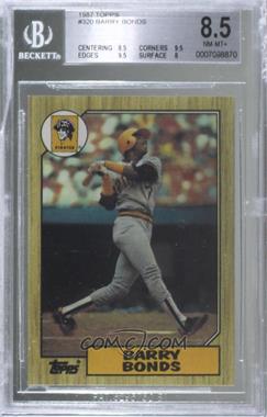 1987 Topps - [Base] #320 - Barry Bonds [BGS 8.5 NM‑MT+]