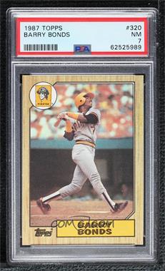 1987 Topps - [Base] #320 - Barry Bonds [PSA 7 NM]