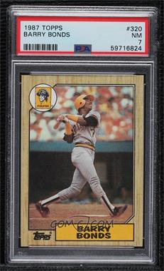 1987 Topps - [Base] #320 - Barry Bonds [PSA 7 NM]