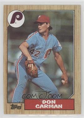 1987 Topps - [Base] #355 - Don Carman