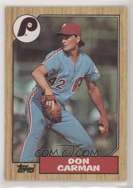 1987 Topps - [Base] #355 - Don Carman