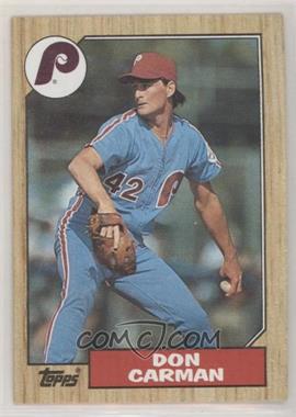 1987 Topps - [Base] #355 - Don Carman