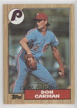 1987 Topps - [Base] #355 - Don Carman