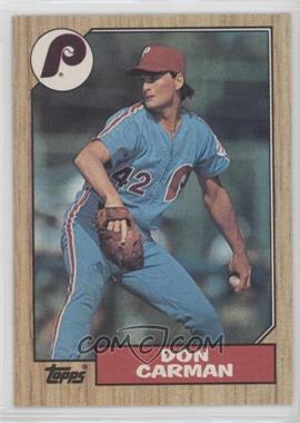 1987 Topps - [Base] #355 - Don Carman