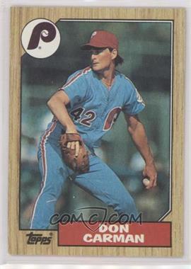 1987 Topps - [Base] #355 - Don Carman