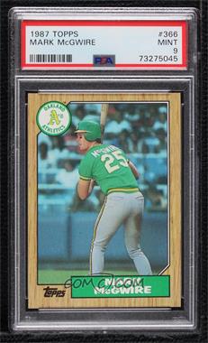 1987 Topps - [Base] #366 - Mark McGwire [PSA 9 MINT]