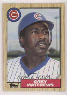 1987 Topps - [Base] #390 - Gary Matthews