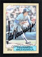 Fernando Valenzuela [JSA Certified COA Sticker]