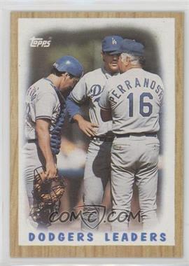 1987 Topps - [Base] #431 - Team Leaders - Los Angeles Dodgers