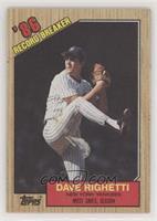 Record Breaker - Dave Righetti [Poor to Fair]