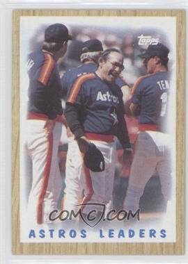 1987 Topps - [Base] #531 - Team Leaders - Houston Astros