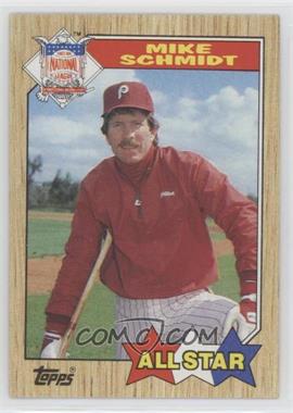 1987 Topps - [Base] #597 - All Star - Mike Schmidt