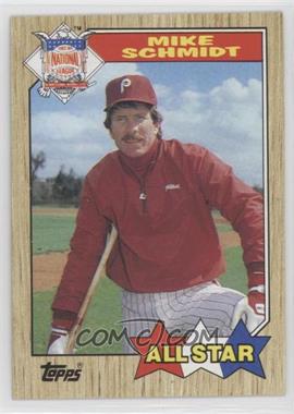 1987 Topps - [Base] #597 - All Star - Mike Schmidt