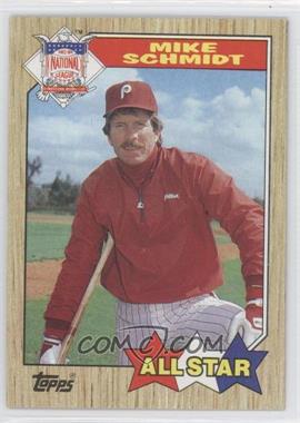 1987 Topps - [Base] #597 - All Star - Mike Schmidt