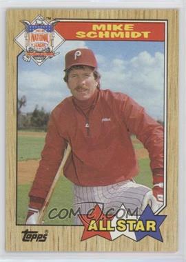 1987 Topps - [Base] #597 - All Star - Mike Schmidt