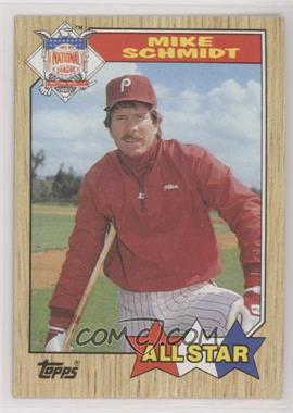 1987 Topps - [Base] #597 - All Star - Mike Schmidt