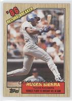 Record Breaker - Ruben Sierra