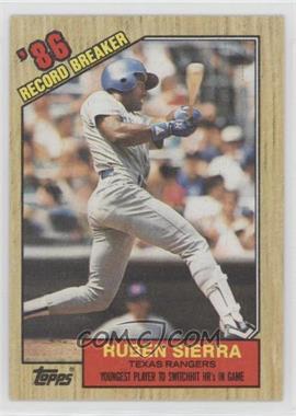 1987 Topps - [Base] #6 - Record Breaker - Ruben Sierra