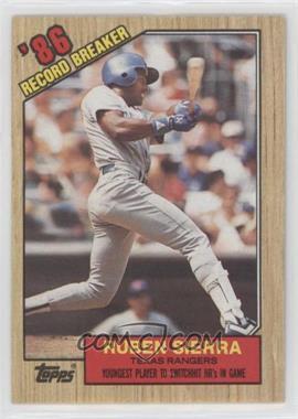 1987 Topps - [Base] #6 - Record Breaker - Ruben Sierra