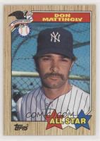 All Star - Don Mattingly (No TM on Front)