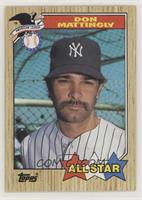 All Star - Don Mattingly (TM on Front)