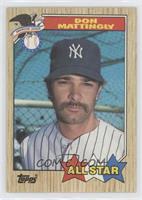 All Star - Don Mattingly (TM on Front) [Poor to Fair]