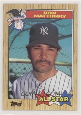 1987 Topps - [Base] #606.2 - All Star - Don Mattingly (TM on Front)
