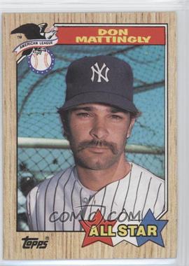 1987 Topps - [Base] #606.2 - All Star - Don Mattingly (TM on Front)