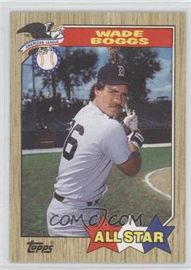 1987 Topps - [Base] #608 - All Star - Wade Boggs