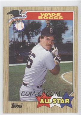 1987 Topps - [Base] #608 - All Star - Wade Boggs