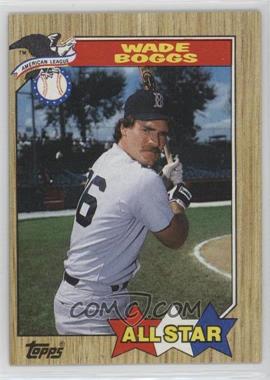 1987 Topps - [Base] #608 - All Star - Wade Boggs