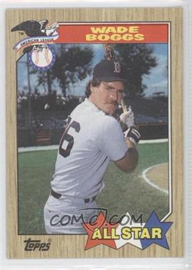 1987 Topps - [Base] #608 - All Star - Wade Boggs