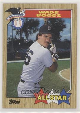 1987 Topps - [Base] #608 - All Star - Wade Boggs