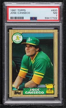 1987 Topps - [Base] #620 - Jose Canseco [PSA 7 NM]