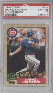 1987 Topps - [Base] #634 - Future Stars - Rafael Palmeiro [PSA 8 NM‑MT]