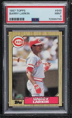 1987 Topps - [Base] #648 - Barry Larkin [PSA 9 MINT]