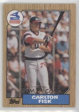 1987 Topps - [Base] #756 - Carlton Fisk