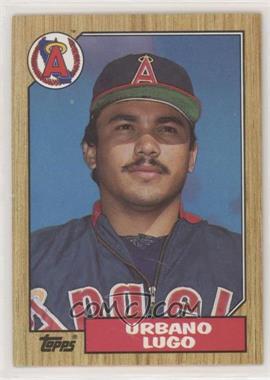 1987 Topps - [Base] #92.2 - Urbano Lugo (Trademark Next to Angels Logo)