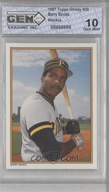1987 Topps - Mail-In Glossy All-Star Collector's Edition #30 - Barry Bonds [Encased]