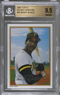 1987 Topps - Mail-In Glossy All-Star Collector's Edition #30 - Barry Bonds [BGS 9.5 GEM MINT]