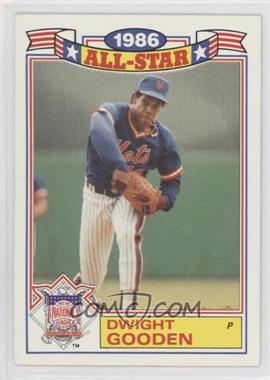 1987 Topps - Rack Pack Glossy All-Stars #10 - Dwight Gooden