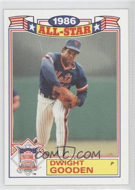 1987 Topps - Rack Pack Glossy All-Stars #10 - Dwight Gooden