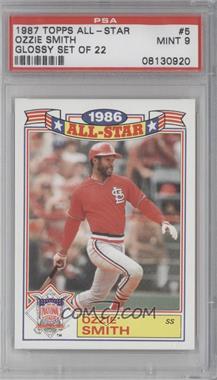 1987 Topps - Rack Pack Glossy All-Stars #5 - Ozzie Smith [PSA 9 MINT]